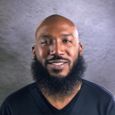 Licensed Massage Therapist Marcus Sanders Smiling
