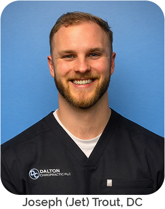 Rounded Portrait Of Chiropractor Joseph (Jet) Trout