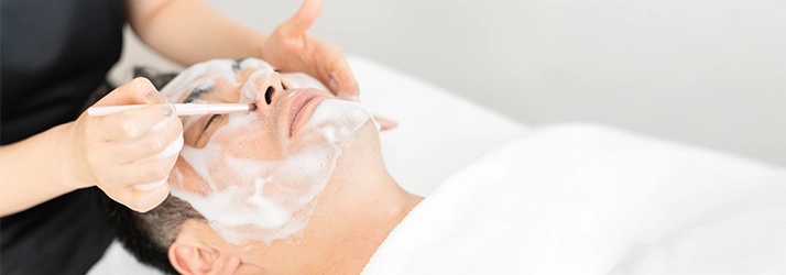 Person Receiving A Facial